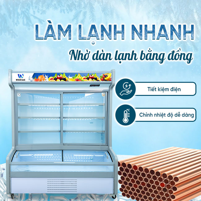 Điểm nổi bật của tủ mát WinCool 2C2CD