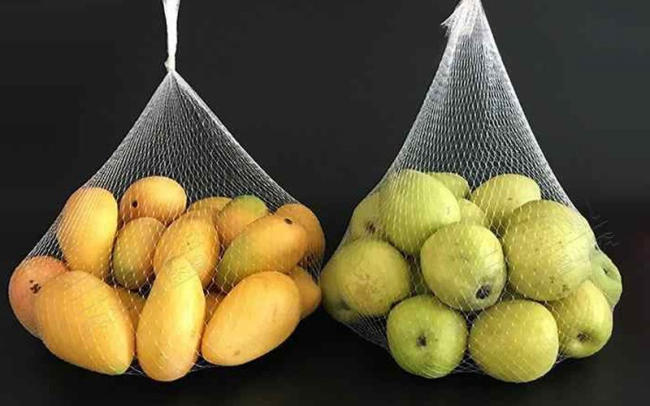 Bảo quản trái cây bằng túi lưới 