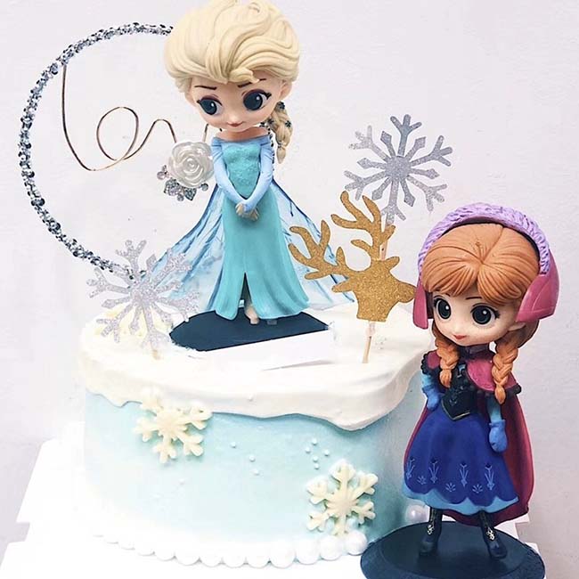Bánh sinh nhật Elsa 1 tầng 4