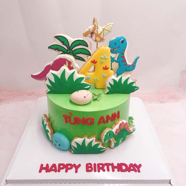 Bánh sinh nhật khủng long 4