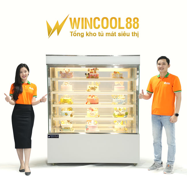 Tủ trưng bày bánh kem WINCOOL88: giá rẻ, hiện đại, đa năng 