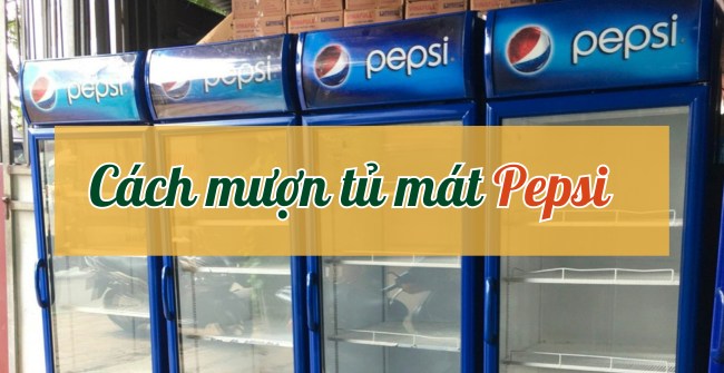 Thủ tục và cách mượn tủ mát Pepsi 