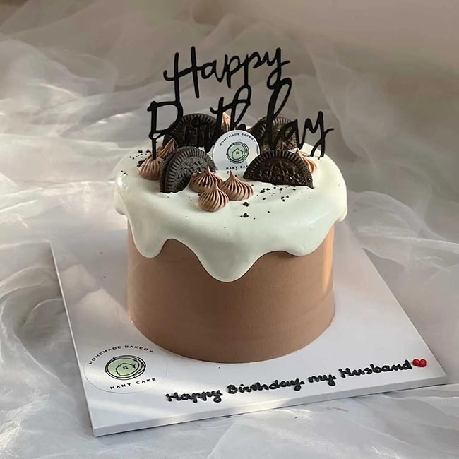 Bánh kem sinh nhật socola Hàn Quốc sang trọng 