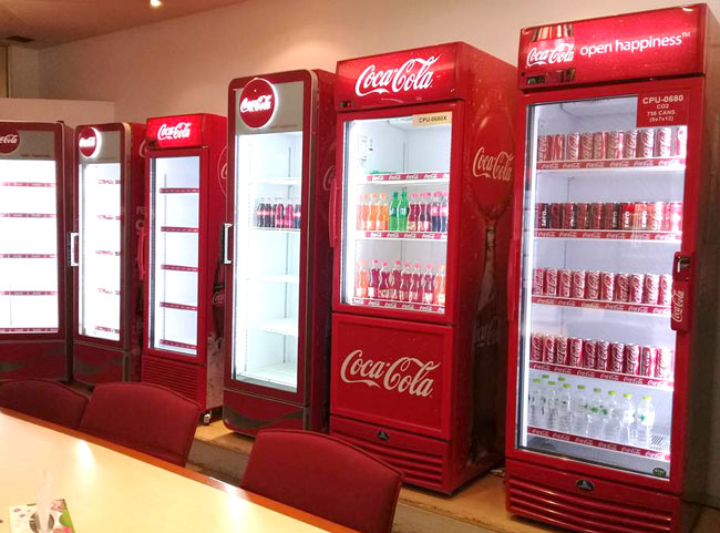 Tủ mát Coca Cola phù hợp với mô hình nào? 