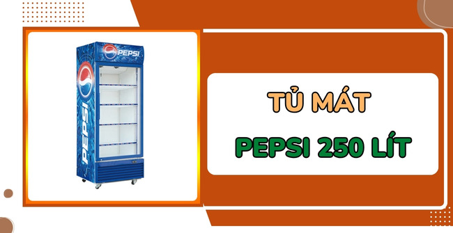 Review tủ mát Pepsi 250l có tốt không? 