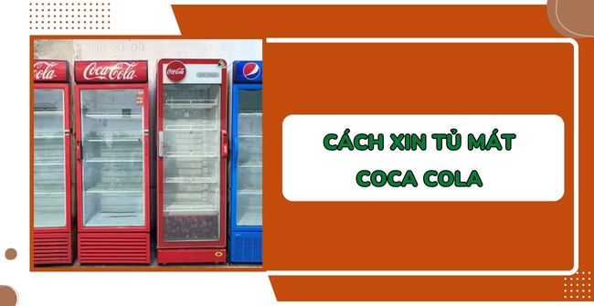 cách xin tủ mát coca cola