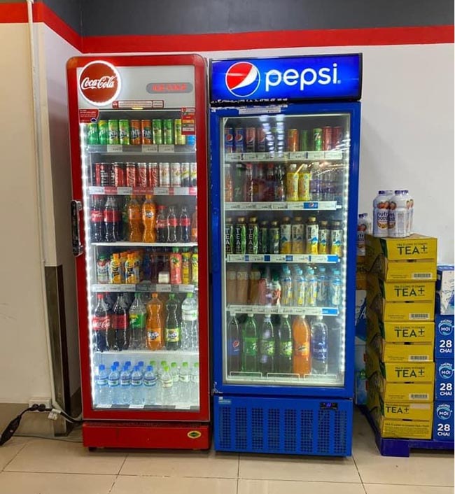 Đối tượng sử dụng tủ mát Pepsi 600l