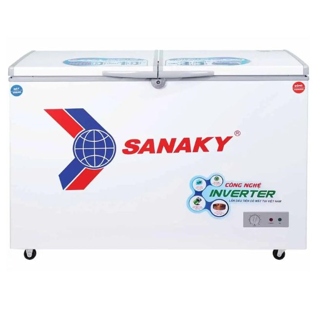 Tủ đông Sanaky 260l inverter vh 3699w3 2 chế độ
