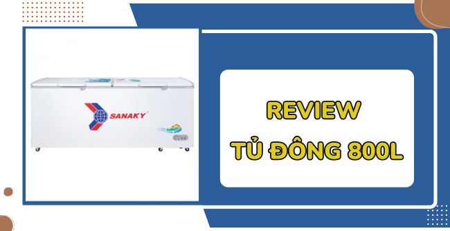 REVIEW 8+ Mẫu tủ đông 800l chất lượng, đáng mua nhất