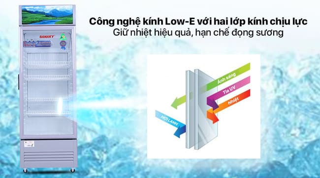 Kính Low-E chống tia cực tím, giữ nhiệt tốt