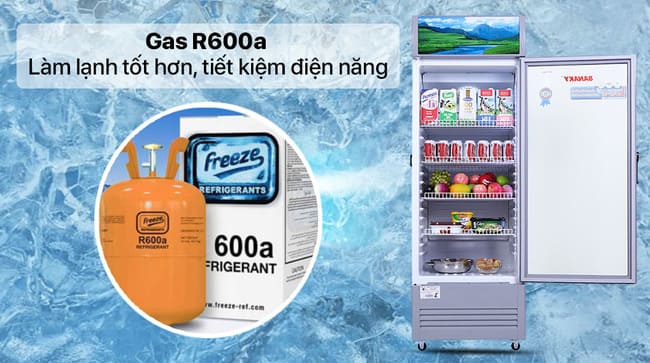 Gas R600a an toàn, thân thiện với môi trường