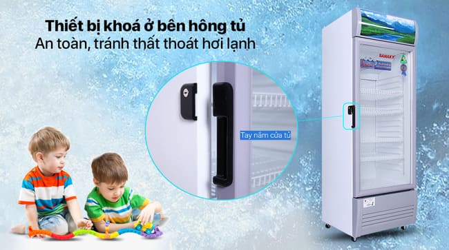 Trang bị khóa an toàn, giữ nhiệt tốt