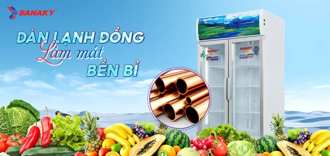 Dàn lạnh bằng đồng bền bỉ, làm mát nhanh