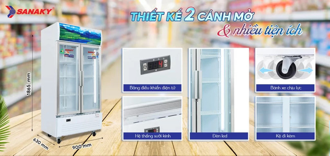 Thiết kế nhiều tiện ích tiện lợi