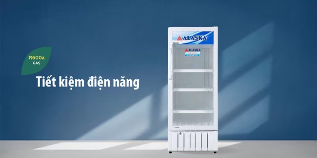 Sử dụng gas R600A, tiết kiệm năng lượng