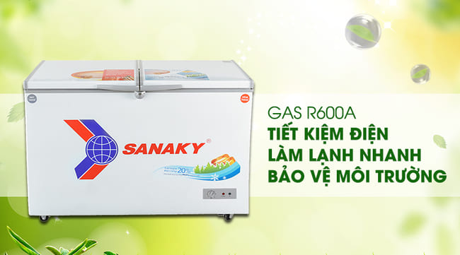 Gas R600a làm lạnh nhanh, tiết kiệm điện