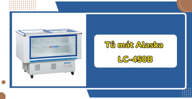 Tủ mát Alaska nằm ngang LC-450B