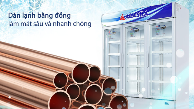 Dàn lạnh ống đồng tăng hiệu suất làm lạnh