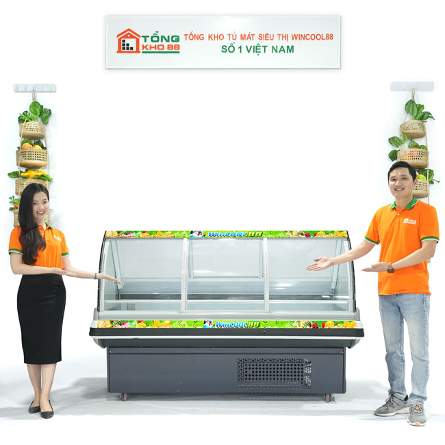 Tủ mát 3 cánh Wincool dung tích 1168L