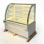 Tủ bánh kem 1m2 kính cong 3 tầng Mới