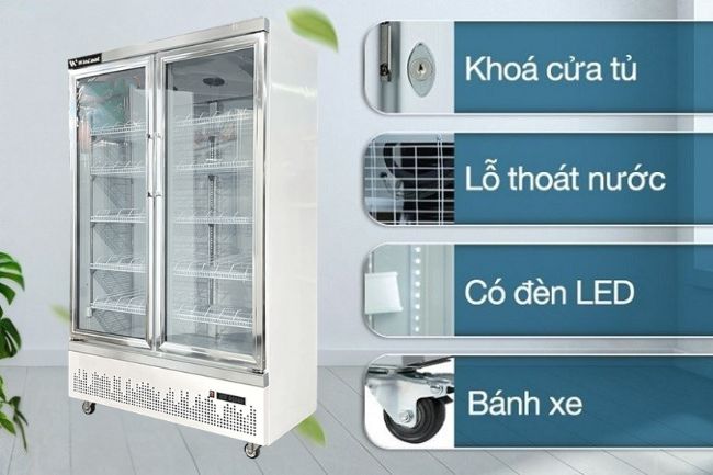 Điểm giống nhau của tủ mát 1 cánh và 2 cánh