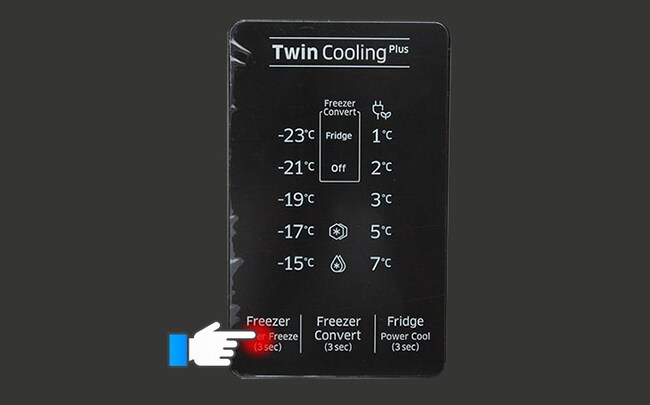 Thiết lập nhiệt độ ngăn đá