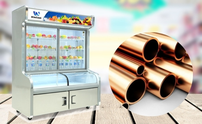 Dàn lạnh bằng đồng cao cấp, truyền dẫn nhiệt nhanh