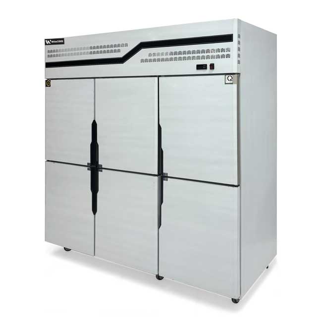 Tủ đông đứng 6 cánh 1400L W-CFD-60D6F(HB) quạt gió- 1 chế độ
