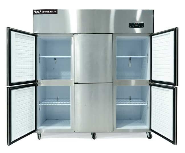 Tủ đông đứng 6 cánh thiết kế hiện đại