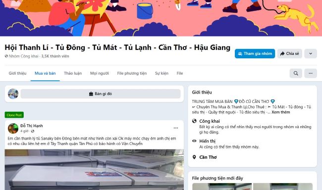 Hội nhóm thanh lý hoạt động sôi nổi
