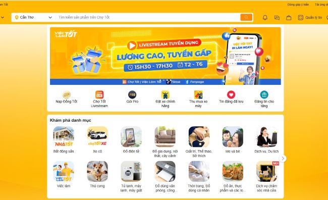 Tủ mát thanh lý Cần Thơ sẵn trên Chợ Tốt