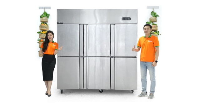 Tổng hợp Tủ đông công nghiệp 6 cánh mẫu Đẹp, Giá tốt nhất
