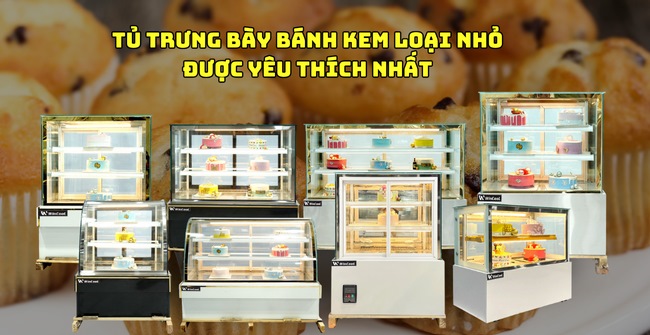 Tổng hợp 10+ mẫu tủ trưng bày bánh kem loại nhỏ Đẹp, Siêu Ưu đãi
