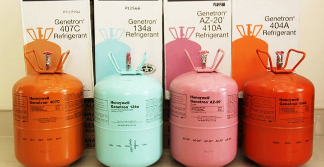 Gas tủ mát: Tổng hợp các loại phổ biến & Chức năng cần biết