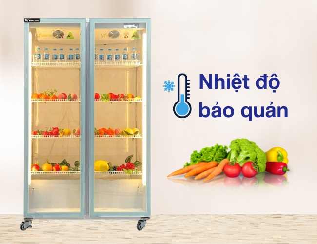 Nhiệt độ bảo quản rau củ