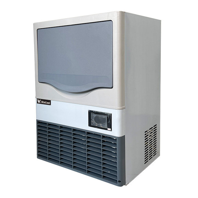 Cấu tạo vỏ ngoài máy làm đá viên 50kg