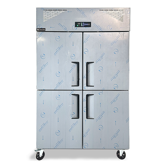 Tủ đông đứng 4 cánh W-HR-10CFBW 1000L quạt gió