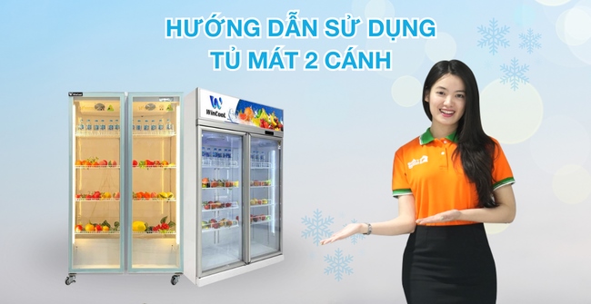 Hướng dẫn sử dụng tủ mát 2 cánh chi tiết, đơn giản, tiết kiệm điện