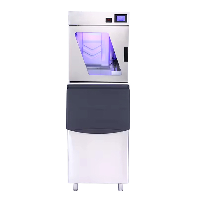 Máy làm đá viên có kính 180kg