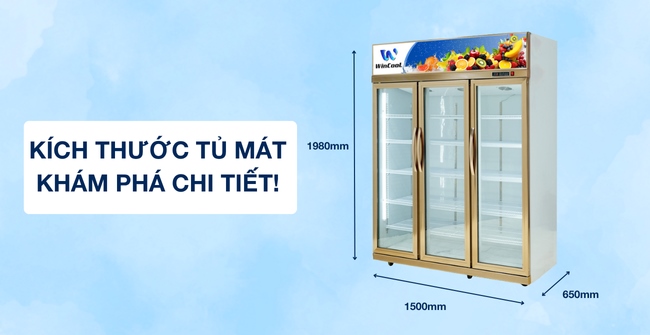 Tổng hợp kích thước tủ mát cơ bản phổ biến nhất bạn có biết?