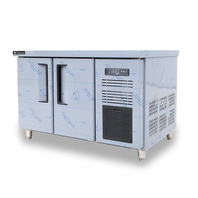 Tủ đông bàn chặt 2 cánh 250L làm lạnh quạt gió