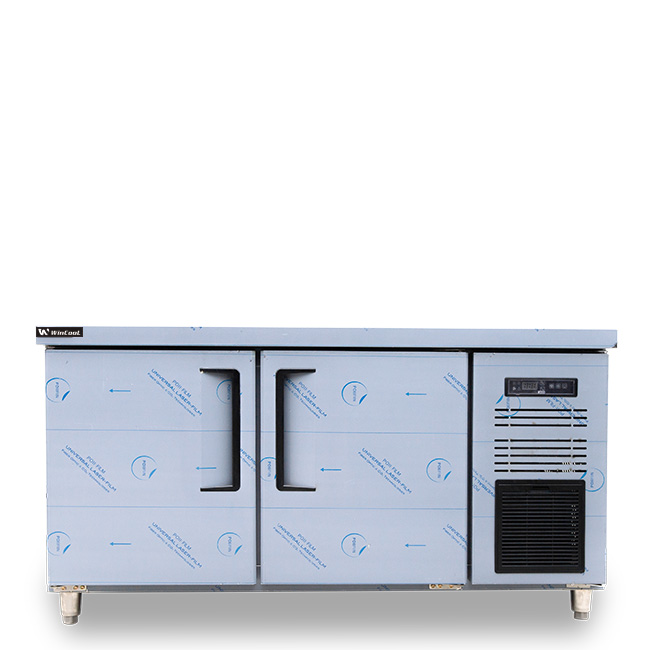 Tủ đông bàn chặt 2 cánh 350L làm lạnh quạt gió