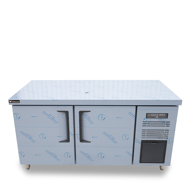 Tủ đông bàn chặt 2 cánh 350L làm lạnh quạt gió