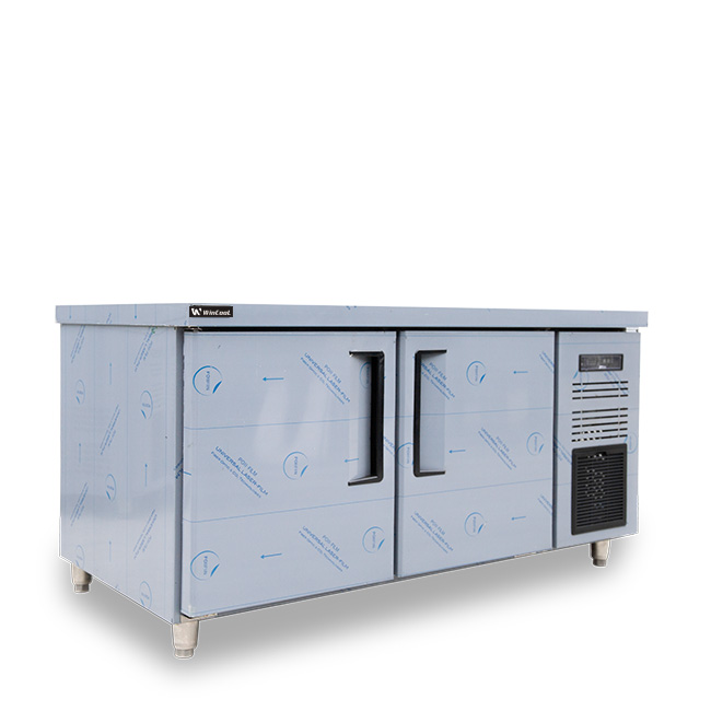 Tủ đông bàn chặt 2 cánh 350L làm lạnh quạt gió