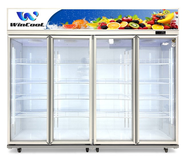 Tủ mát 4 cánh kính