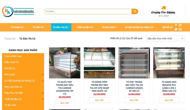 Website chợ đồ cũ Miền Bắc
