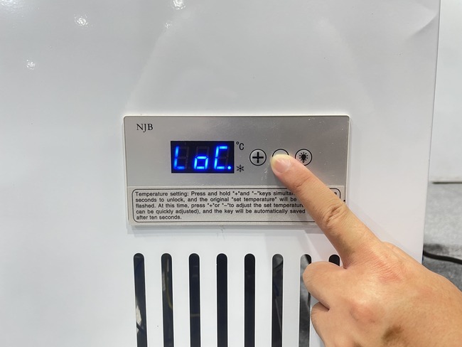 Giảm mức lạnh xuống thấp