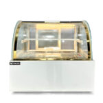 Tủ bánh kem 0.9m kính cong 2 tầng