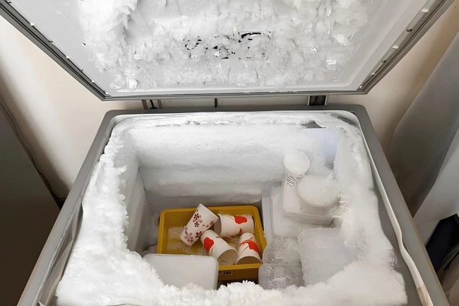Tủ đông bị đóng tuyết