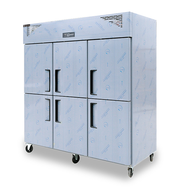 Tủ đông đứng 6 cánh HR16CFL 1600L quạt gió